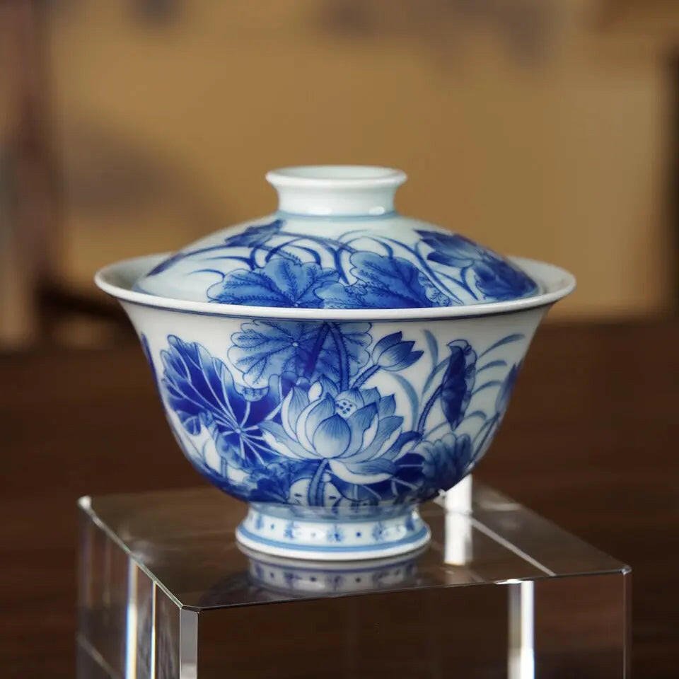 He Huang - Jing De Zhen Handmade Gai Wan - zycs_China
