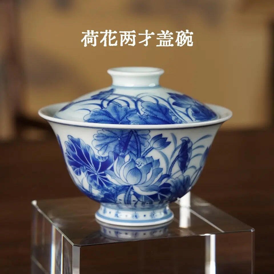 He Huang - Jing De Zhen Handmade Gai Wan - zycs_China