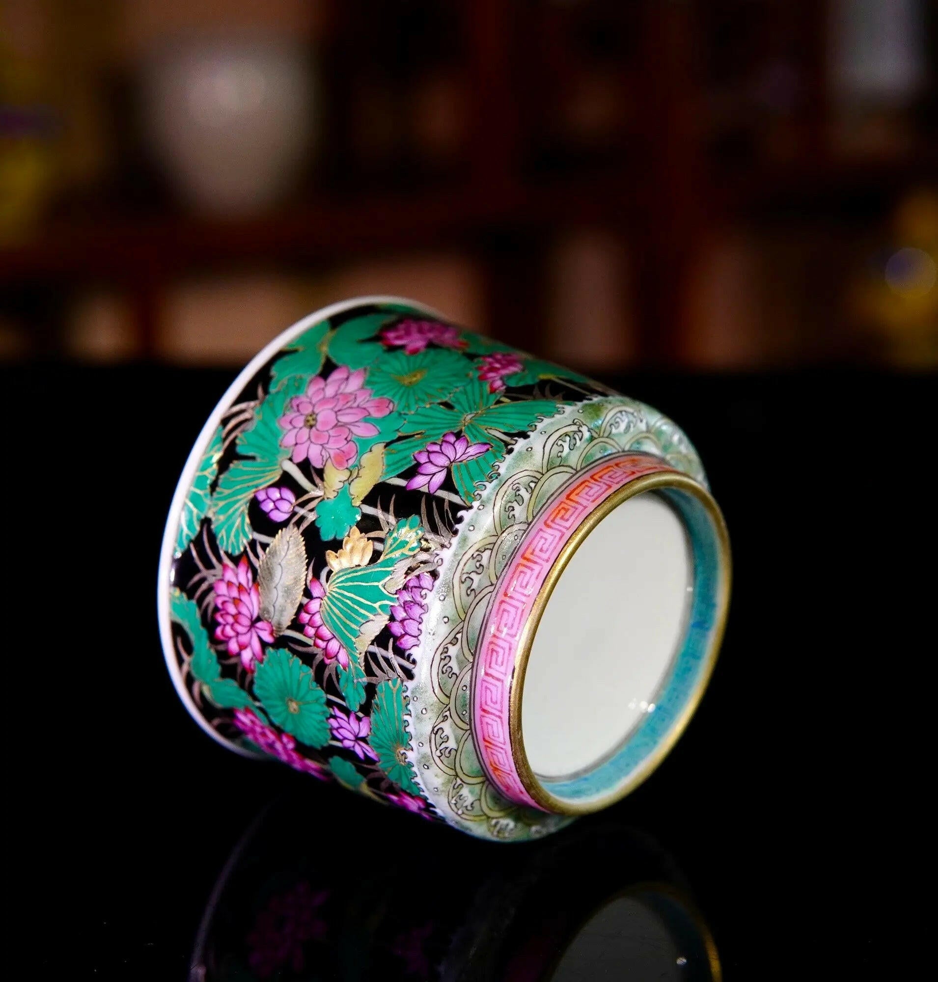 He Tang Ya Qu Zhu Ren Bei - Jing De Zhen Porcelain Teacup - zycs_China - tea - teapot