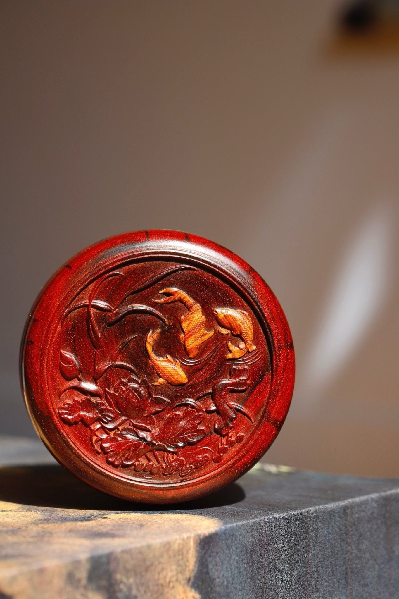 He Tang Ye Se - Wood Sculpture - zycs_China