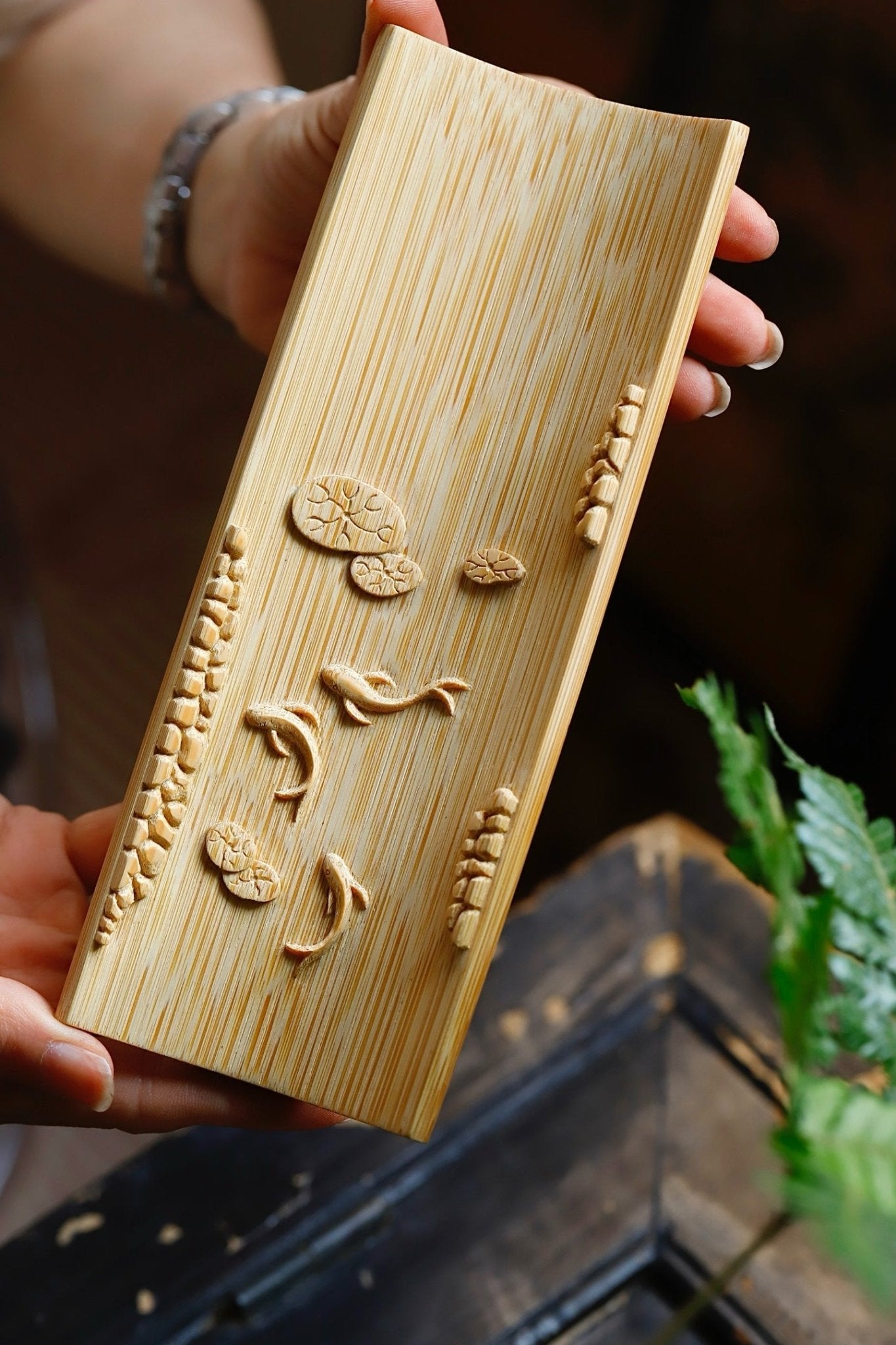 He Tang Ye Se - Wood Sculpture - zycs_China