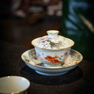 He Wei Gui 100cc - Jing De Zhen Porcelain Gaiwan - zycs_China
