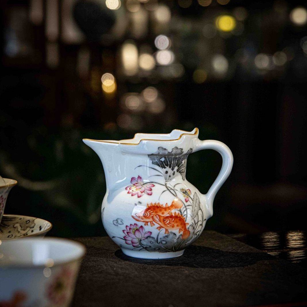 He Wei Gui 100cc - Jing De Zhen Porcelain Gaiwan - zycs_China
