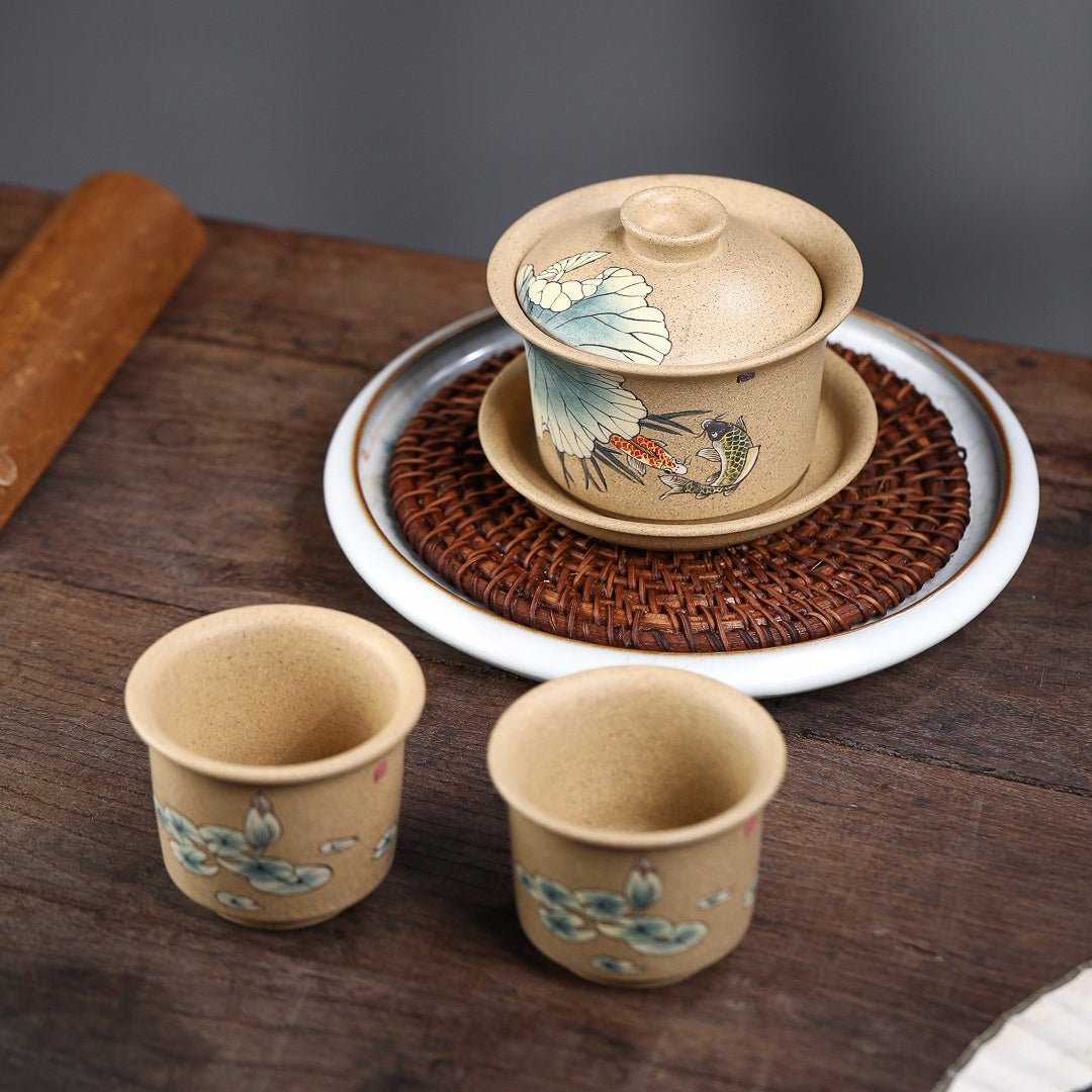 He Xiang Yu Xi Tu - Yixing Handmade Gaiwan - zycs_China