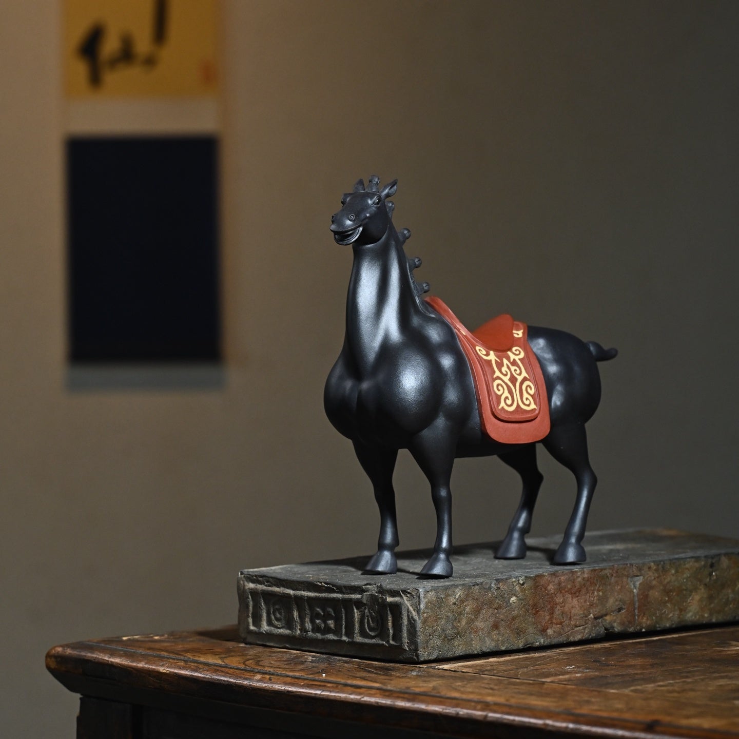 Hei Ma - Zisha Sculpture - zycs_China