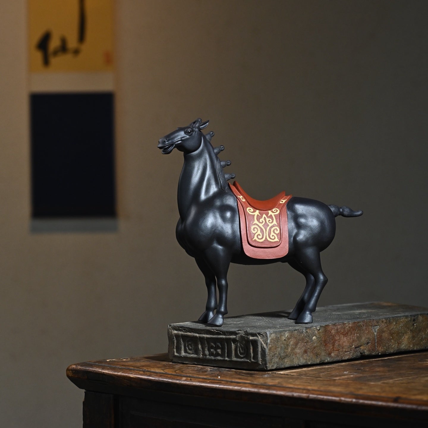 Hei Ma - Zisha Sculpture - zycs_China