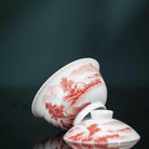 Hong Liao Shan Shui - Jing De Zhen Porcelain Gaiwan - zycs_China - tea - teapot