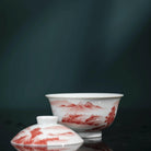 Hong Liao Shan Shui - Jing De Zhen Porcelain Gaiwan - zycs_China - tea - teapot