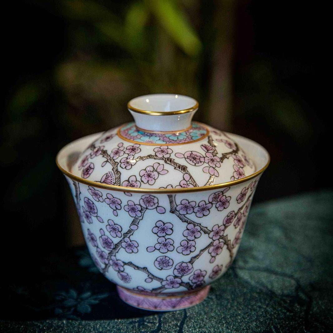 Hong Mei 125cc - Jing De Zhen Porcelain Gaiwan - zycs_China