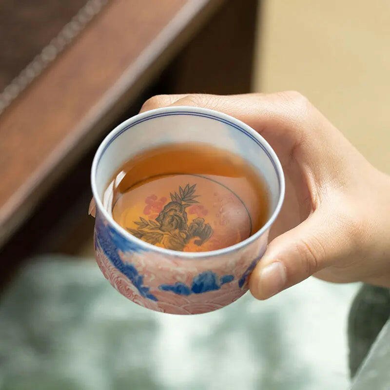 Hong Qi Lin Ta Lang - Jing De Zhen Porcelain Teacup - zycs_China - tea - teapot