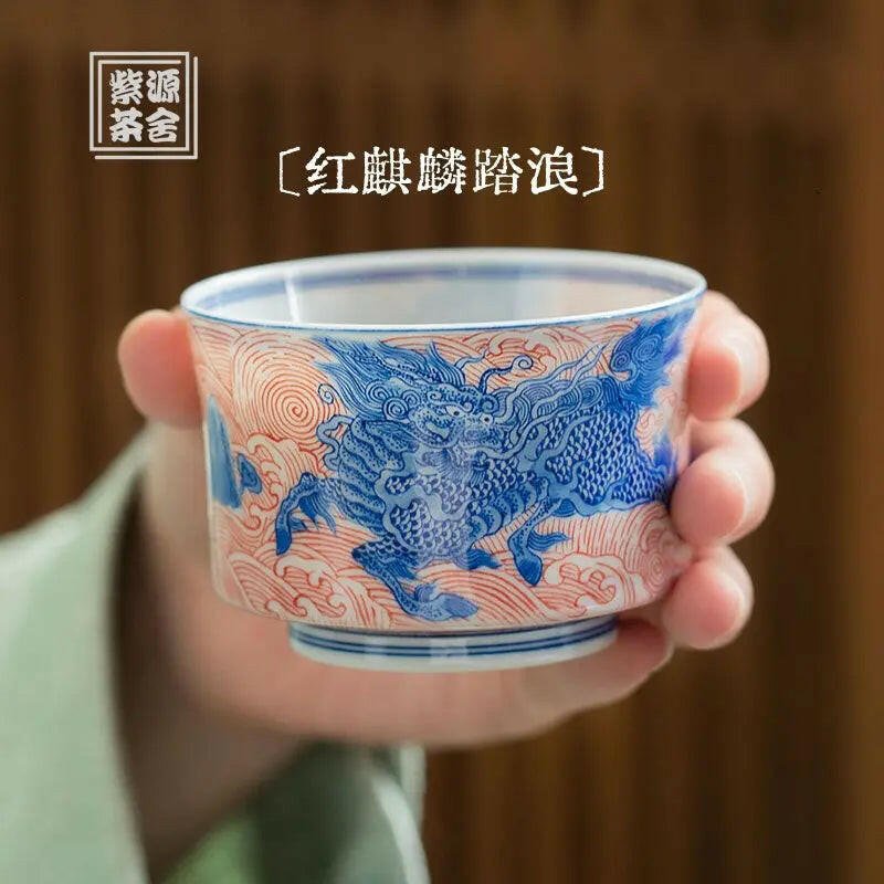 Hong Qi Lin Ta Lang - Jing De Zhen Porcelain Teacup - zycs_China - tea - teapot