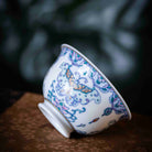 Hu Die 120cc - Jing De Zhen Porcelain Gaiwan - zycs_China