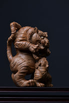 Hu Fu Wu Qian Zi - Wood Sculpture - zycs_China