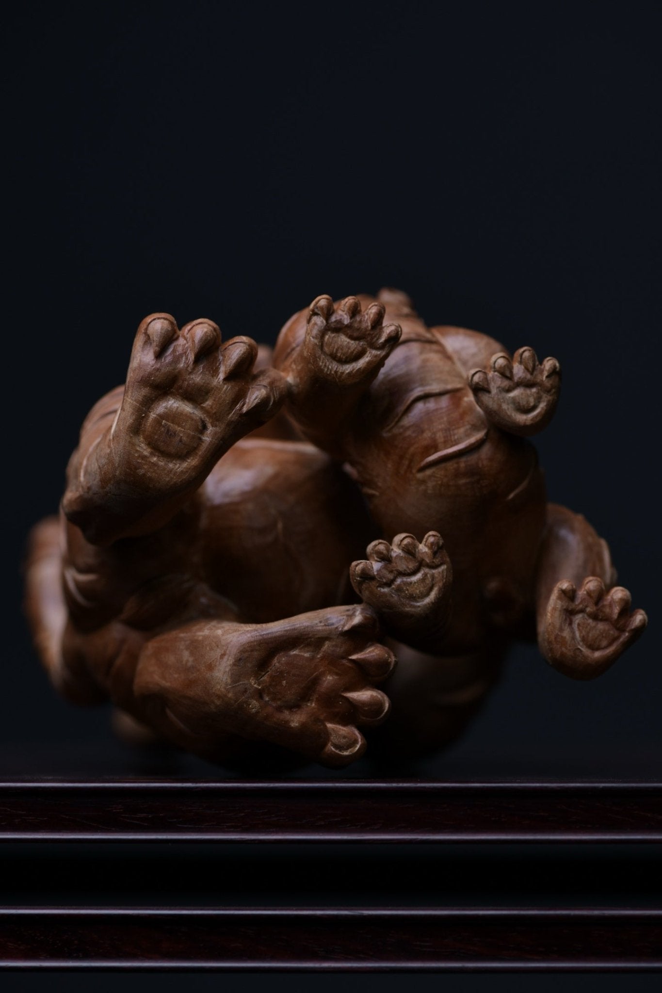 Hu Fu Wu Qian Zi - Wood Sculpture - zycs_China