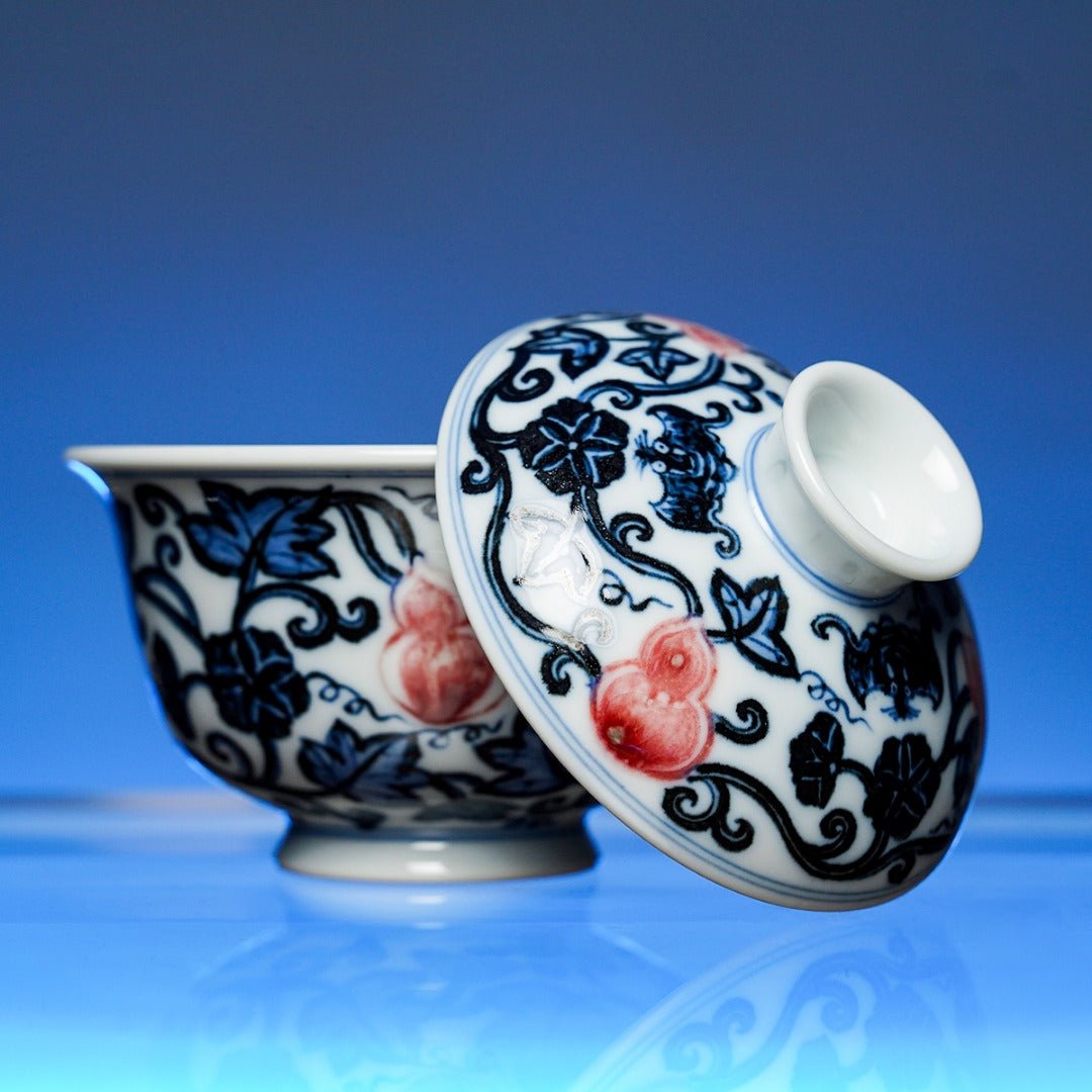 Hu Lu 120cc - Jing De Zhen Porcelain Gaiwan - zycs_China