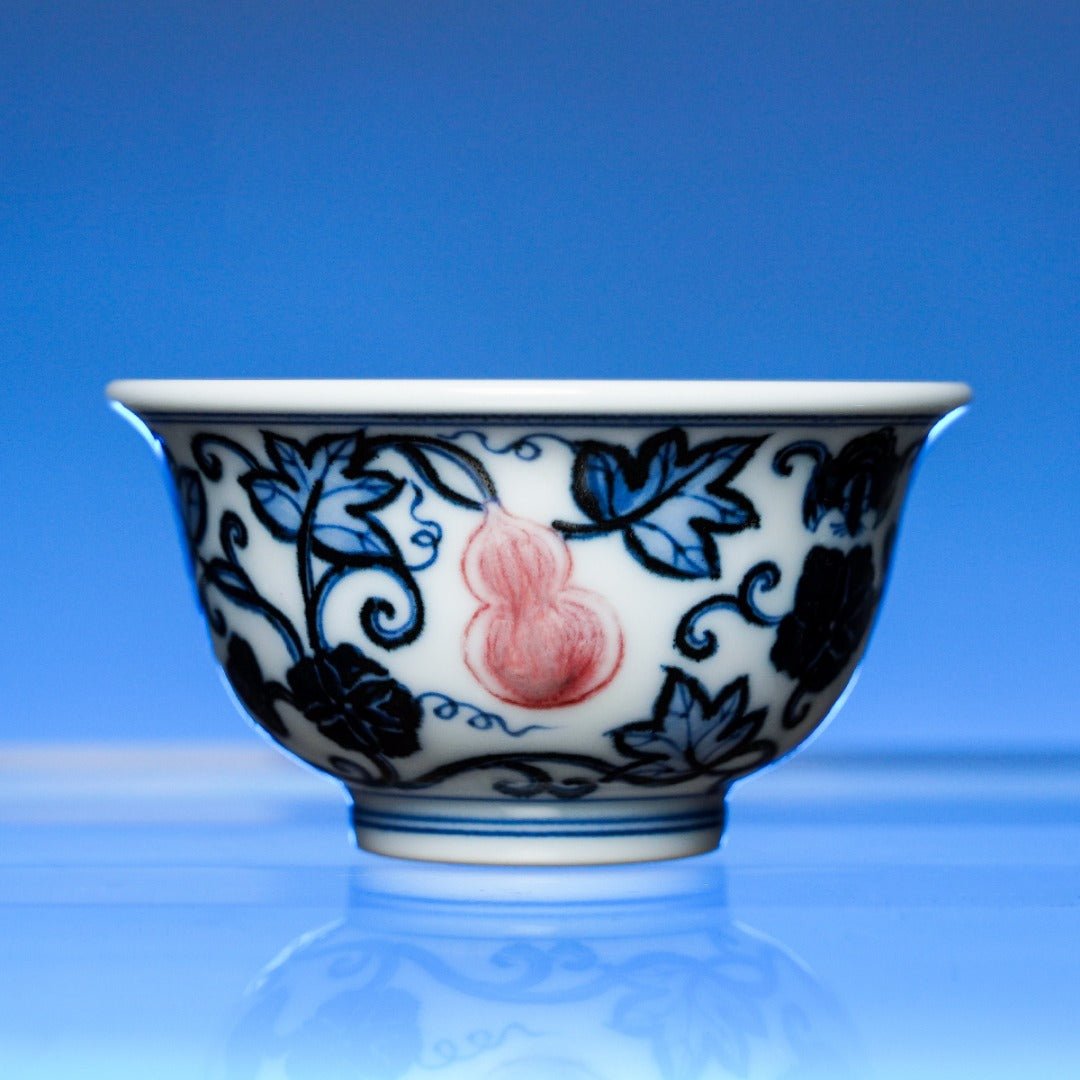 Hu Lu 120cc - Jing De Zhen Porcelain Gaiwan - zycs_China