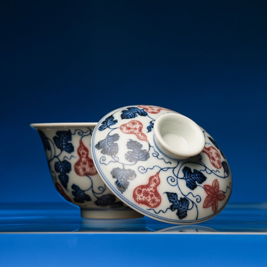 Hu Lu 140cc - Jing De Zhen Porcelain Gaiwan - zycs_China