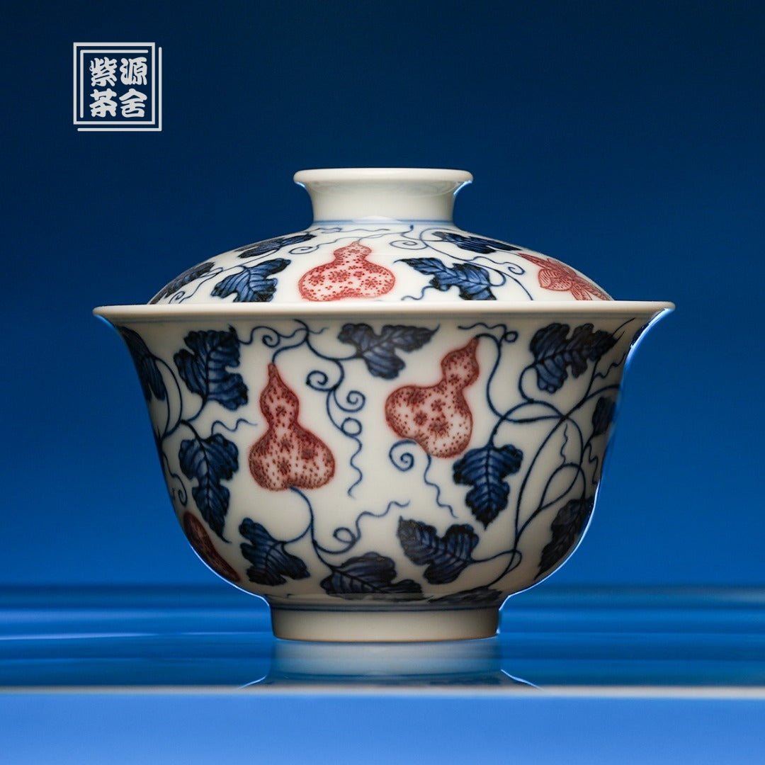 Hu Lu 140cc - Jing De Zhen Porcelain Gaiwan - zycs_China