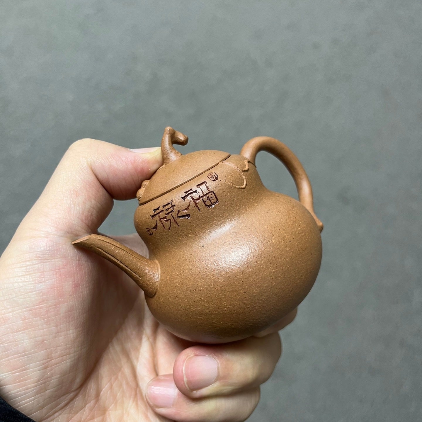 Hu Lu Fu Lu 130cc - Yixing Handmade Teapot - zycs_China