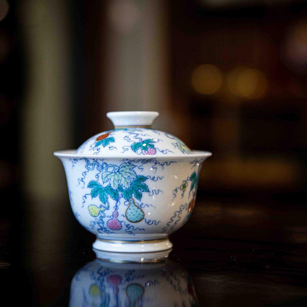 Hu Lu - Jing De Zhen Porcelain Gaiwan - zycs_China