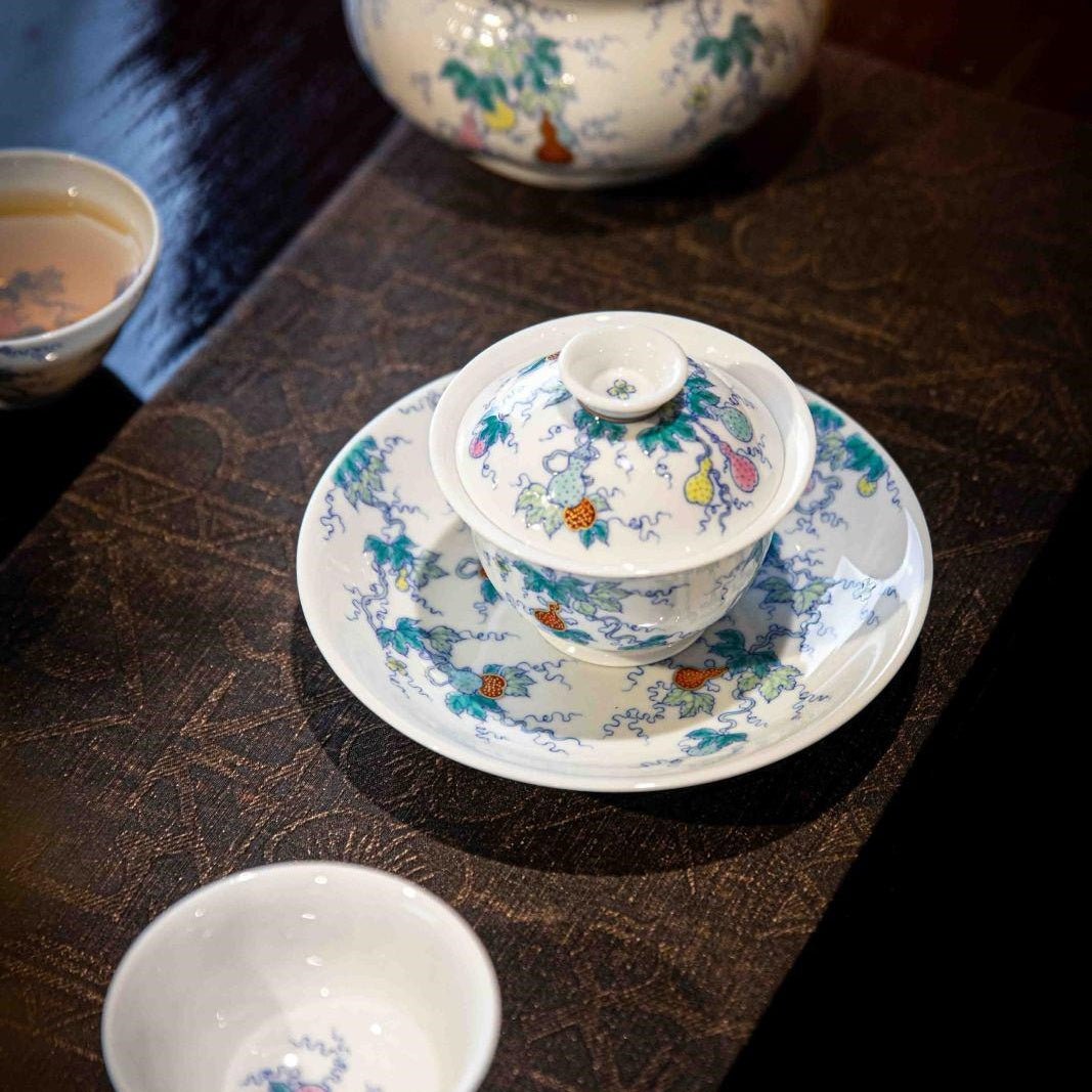 Hu Lu - Jing De Zhen Porcelain Gaiwan - zycs_China
