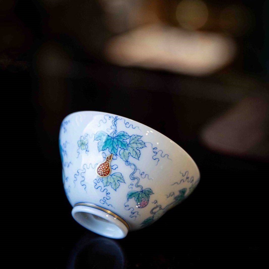 Hu Lu - Jing De Zhen Porcelain Gaiwan - zycs_China