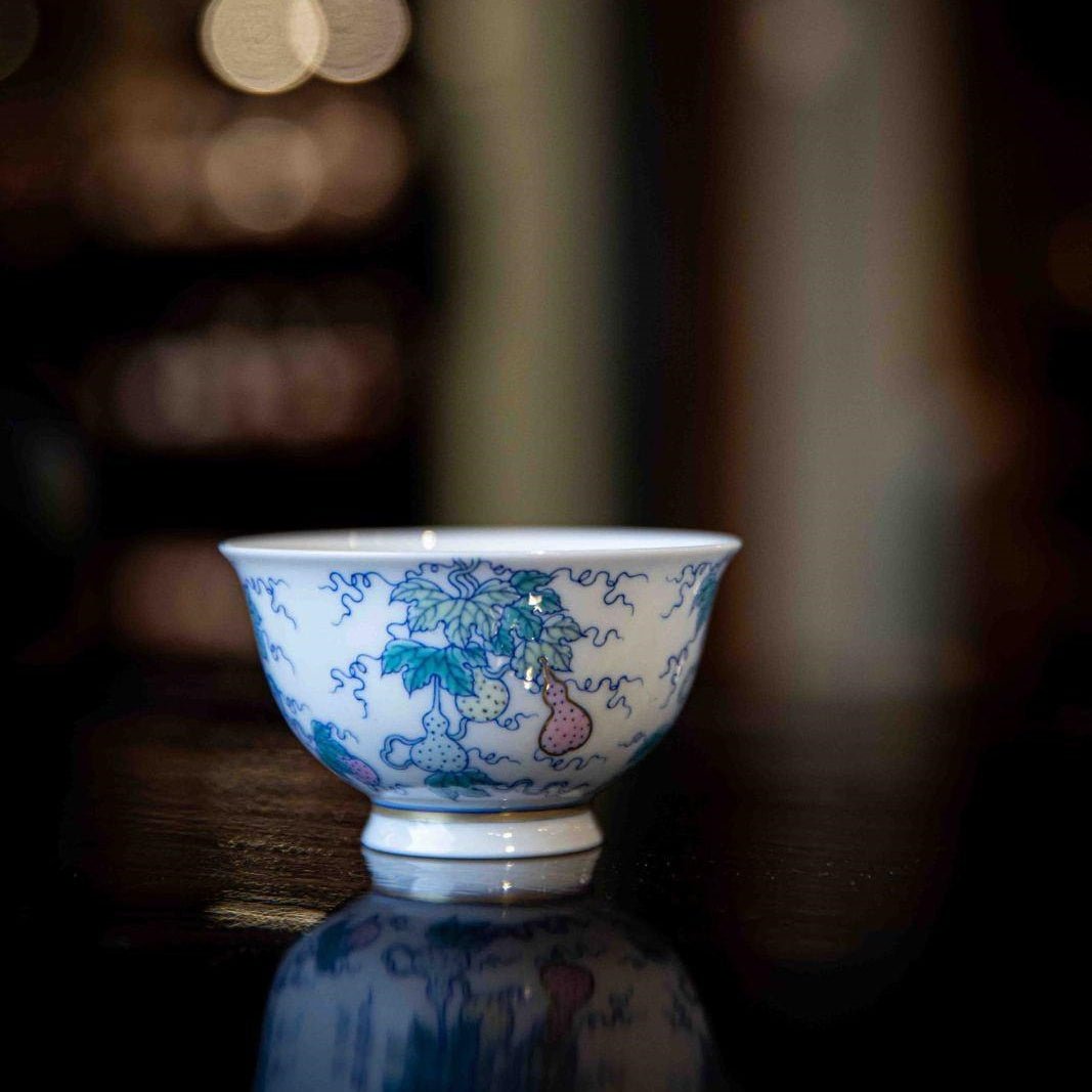 Hu Lu - Jing De Zhen Porcelain Gaiwan - zycs_China