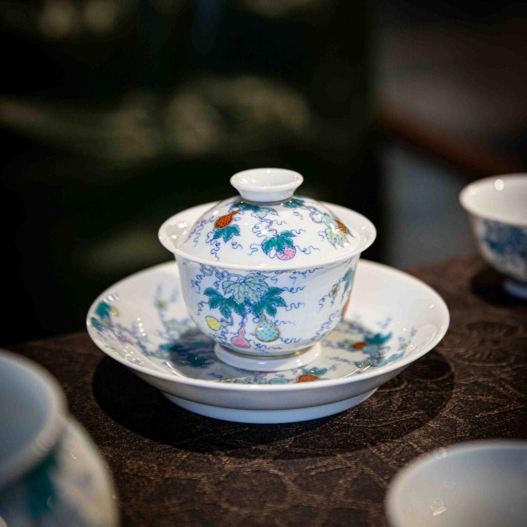Hu Lu - Jing De Zhen Porcelain Gaiwan - zycs_China