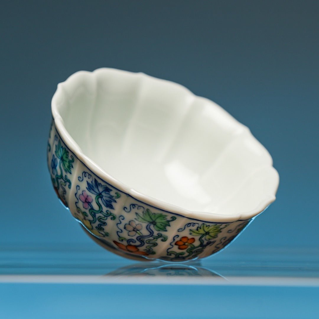 Hua Ban 170cc - Jing De Zhen Porcelain Gaiwan - zycs_China