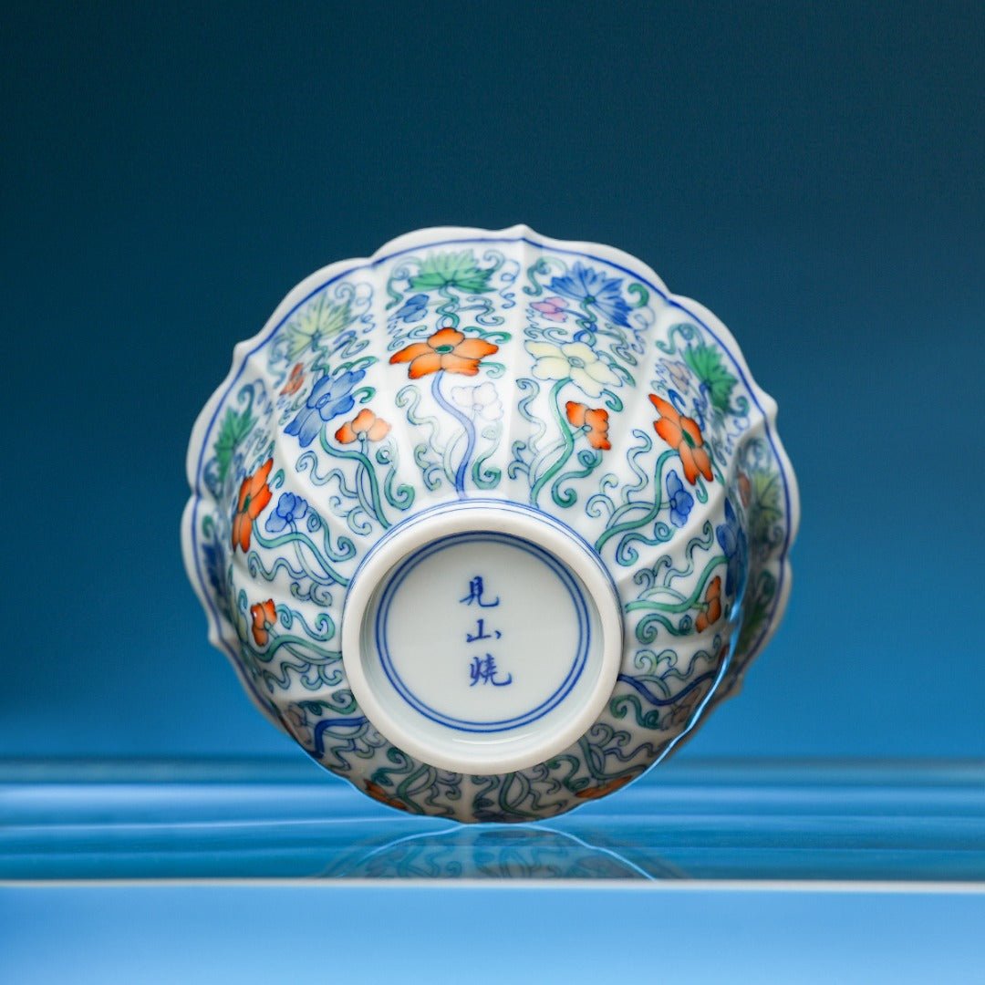 Hua Ban 170cc - Jing De Zhen Porcelain Gaiwan - zycs_China