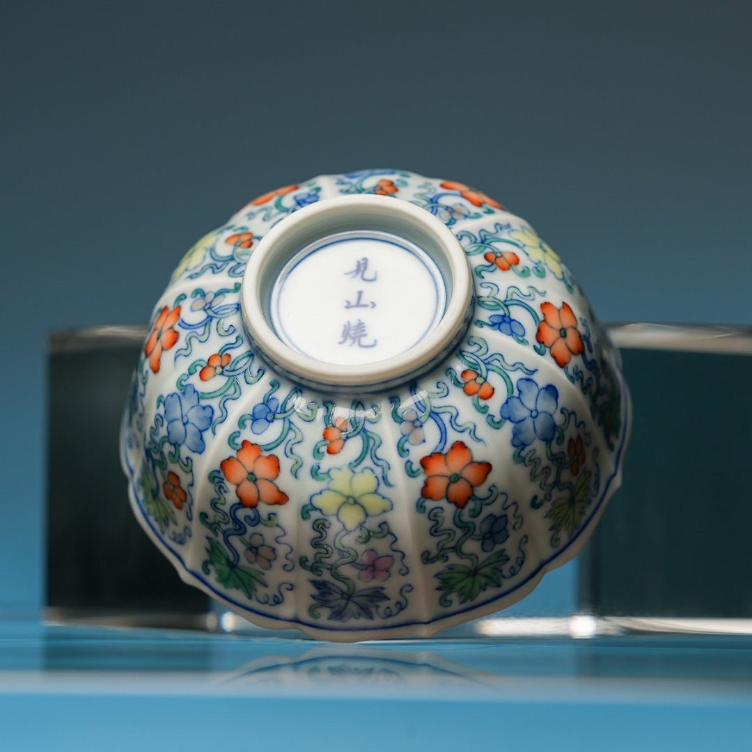 Hua Ban 170cc - Jing De Zhen Porcelain Gaiwan - zycs_China