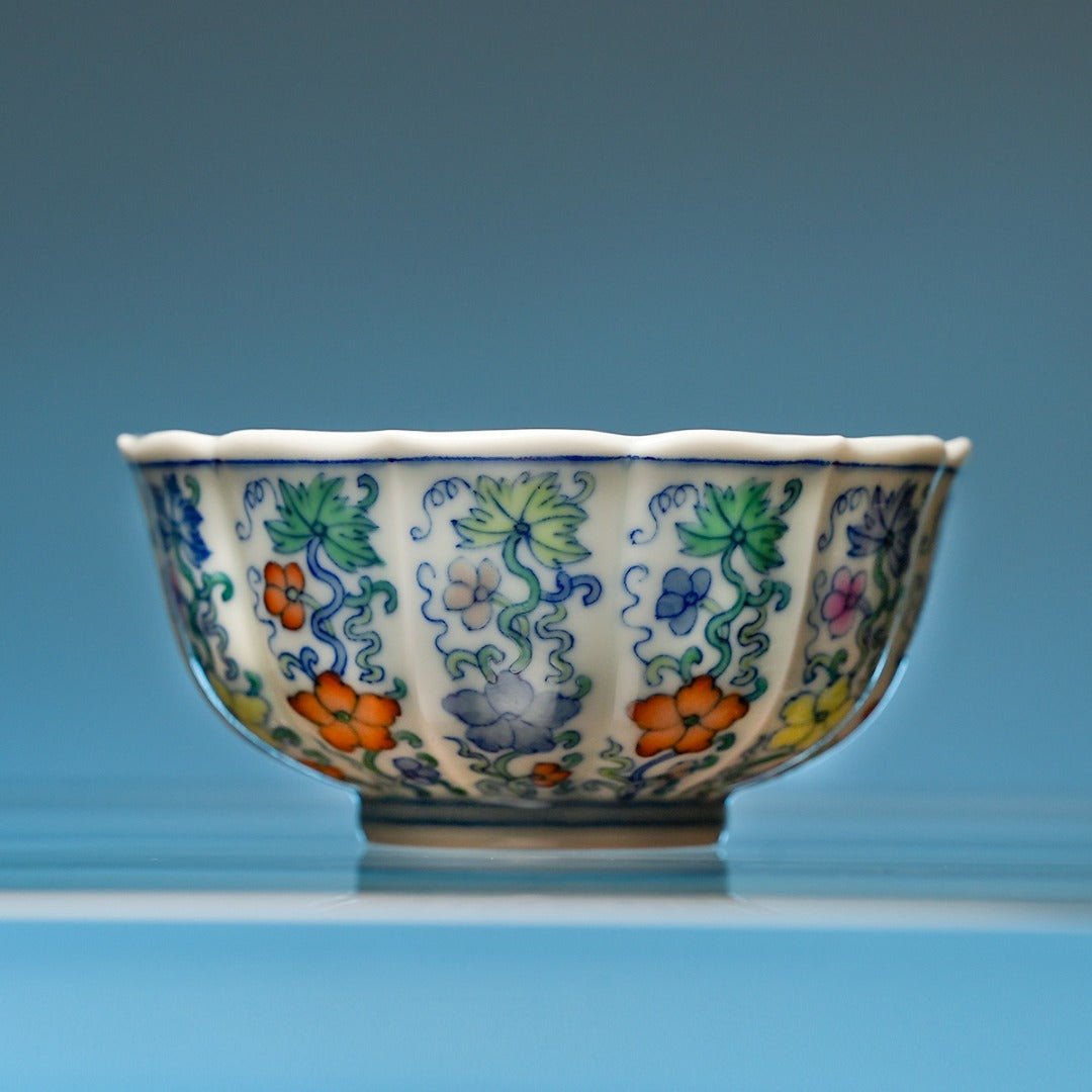 Hua Ban 170cc - Jing De Zhen Porcelain Gaiwan - zycs_China