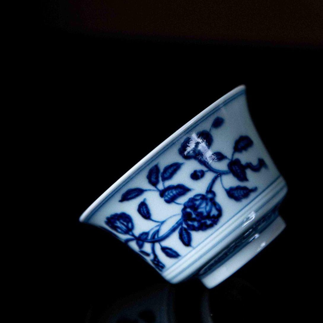 Hua Hui 100cc - Jing De Zhen Porcelain Gaiwan - zycs_China