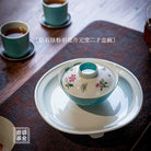 Hua Hui 100cc - Jing De Zhen Porcelain Gaiwan - zycs_China