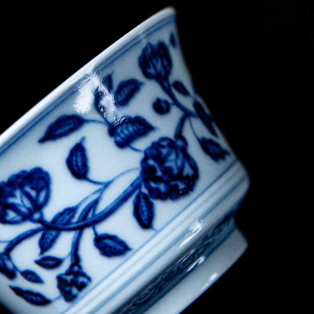 Hua Hui 100cc - Jing De Zhen Porcelain Gaiwan - zycs_China