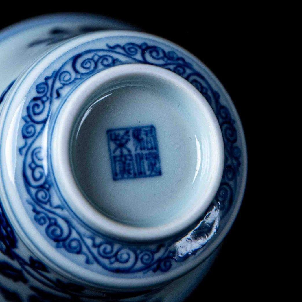 Hua Hui 100cc - Jing De Zhen Porcelain Gaiwan - zycs_China
