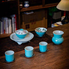 Hua Hui 100cc - Jing De Zhen Porcelain Gaiwan - zycs_China