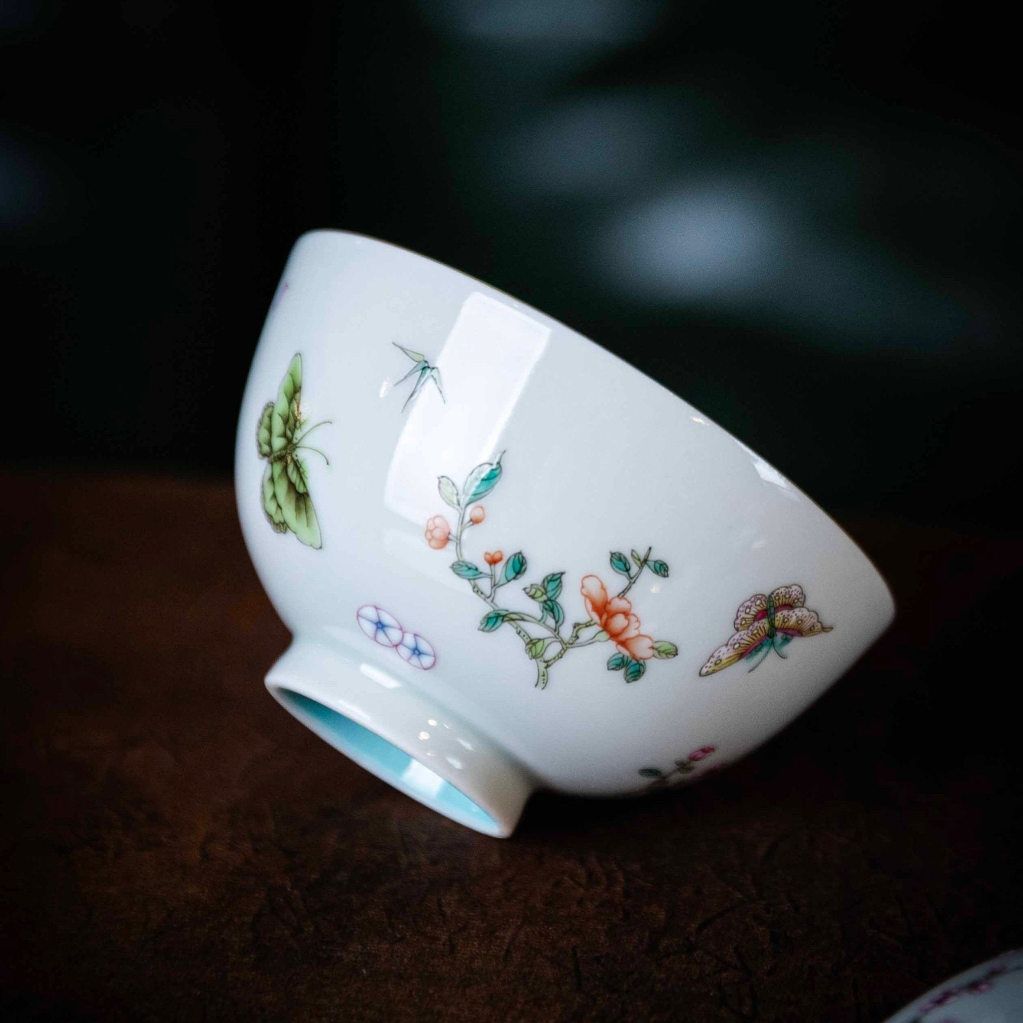 Hua Hui 110cc - Jing De Zhen Porcelain Gaiwan - zycs_China
