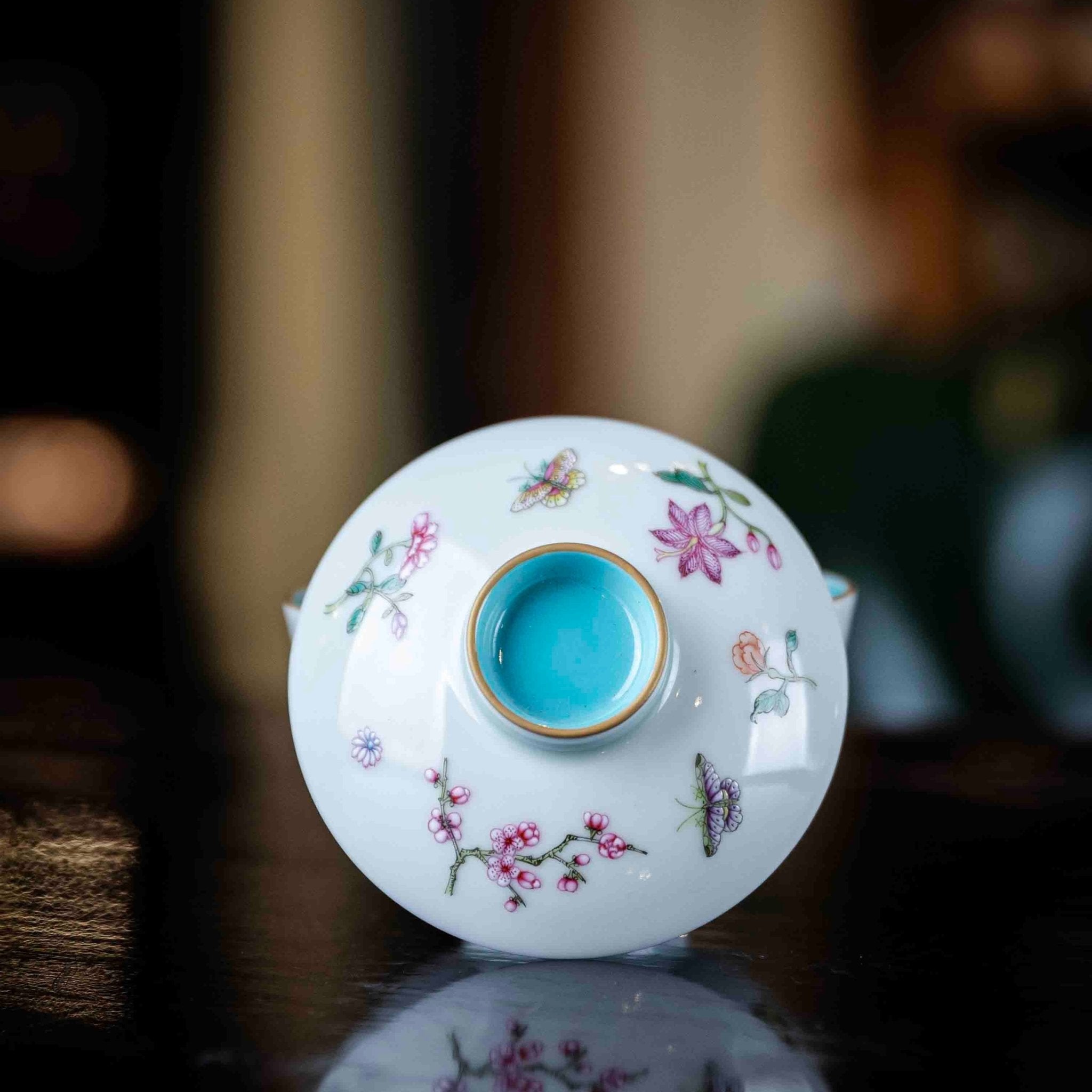 Hua Hui 110cc - Jing De Zhen Porcelain Gaiwan - zycs_China