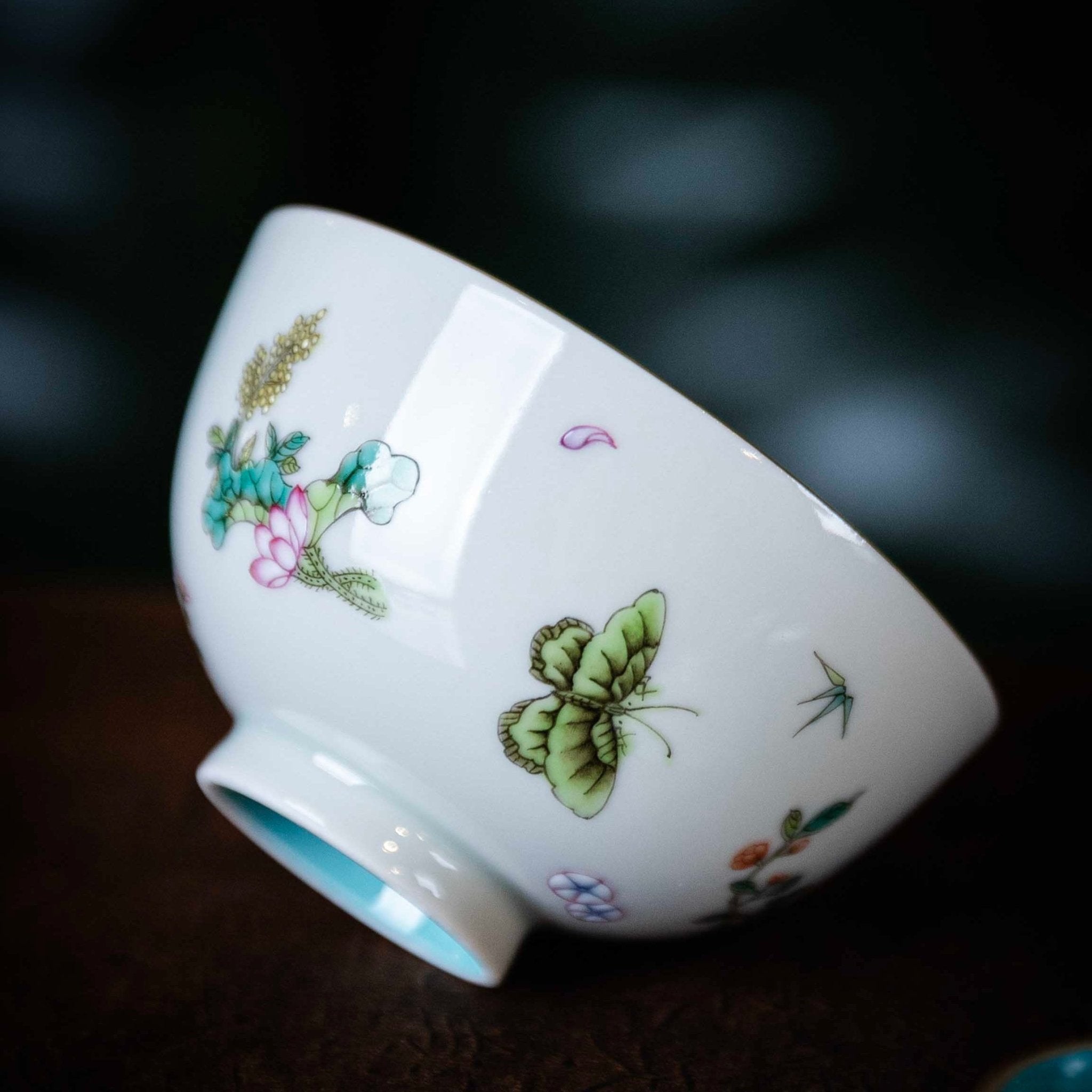 Hua Hui 110cc - Jing De Zhen Porcelain Gaiwan - zycs_China