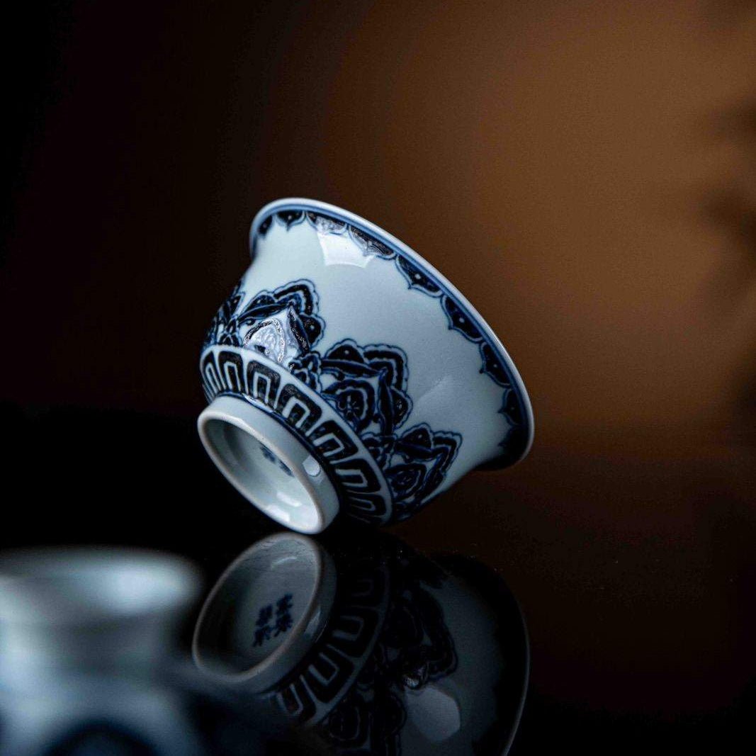 Hua Hui 125cc - Jing De Zhen Porcelain Gaiwan - zycs_China