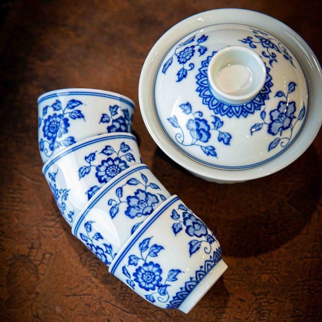 Hua Hui 125cc - Jing De Zhen Porcelain Gaiwan - zycs_China
