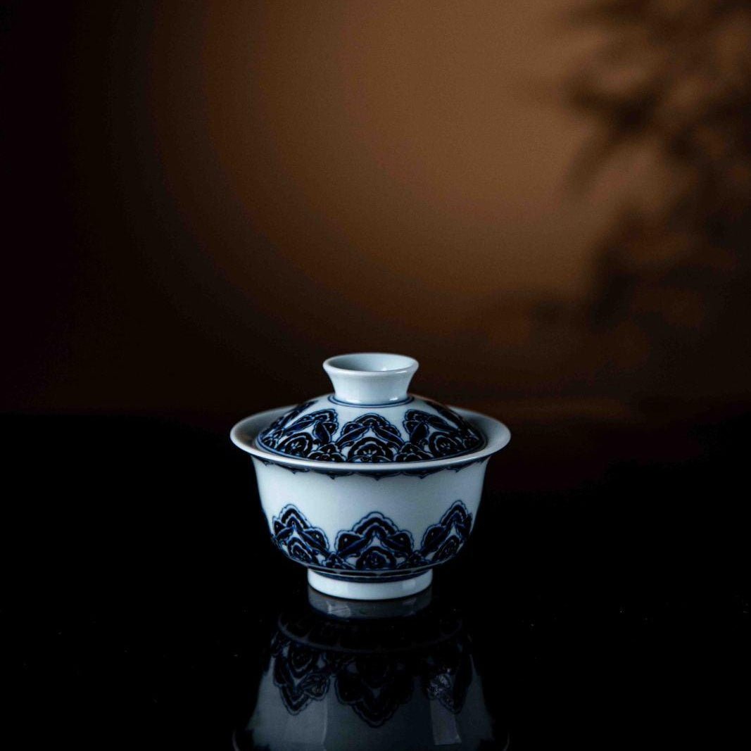 Hua Hui 125cc - Jing De Zhen Porcelain Gaiwan - zycs_China