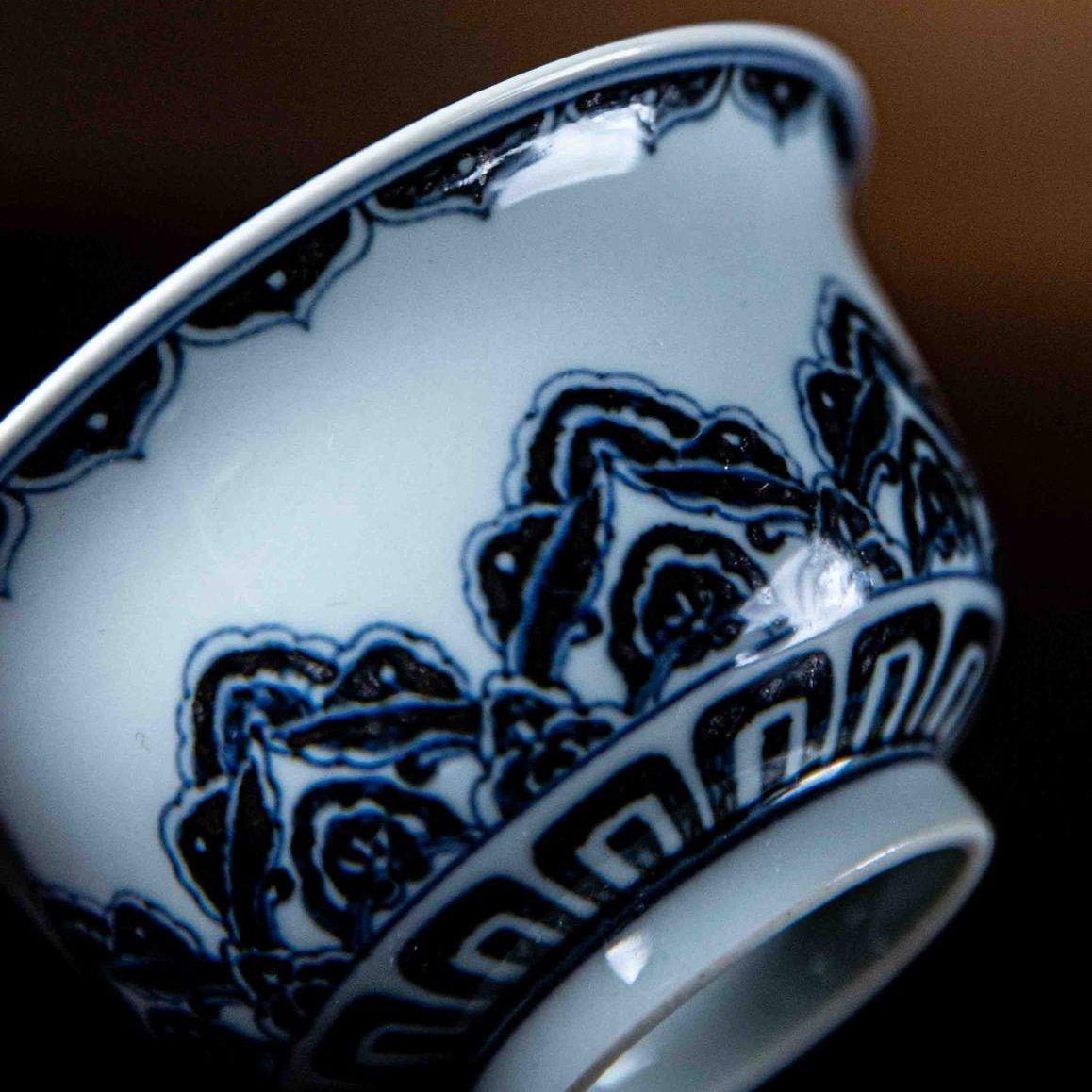 Hua Hui 125cc - Jing De Zhen Porcelain Gaiwan - zycs_China