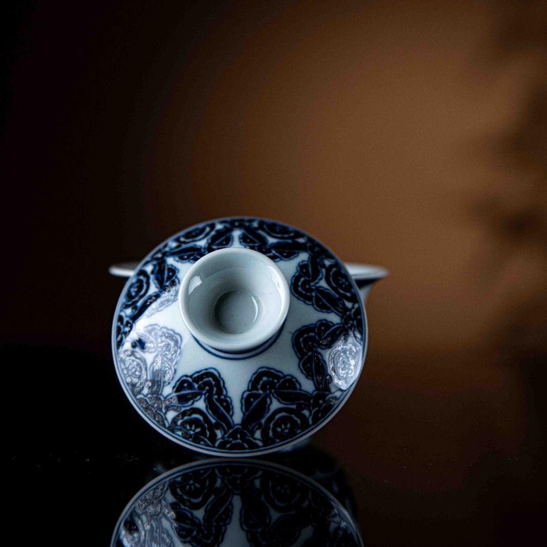 Hua Hui 125cc - Jing De Zhen Porcelain Gaiwan - zycs_China