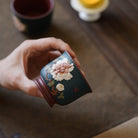 Hua Kai Fu Gui 120cc - Yixing Handmade Teacup - zycs_China