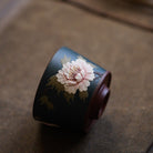 Hua Kai Fu Gui 120cc - Yixing Handmade Teacup - zycs_China