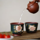 Hua Kai Fu Gui 120cc - Yixing Handmade Teacup - zycs_China