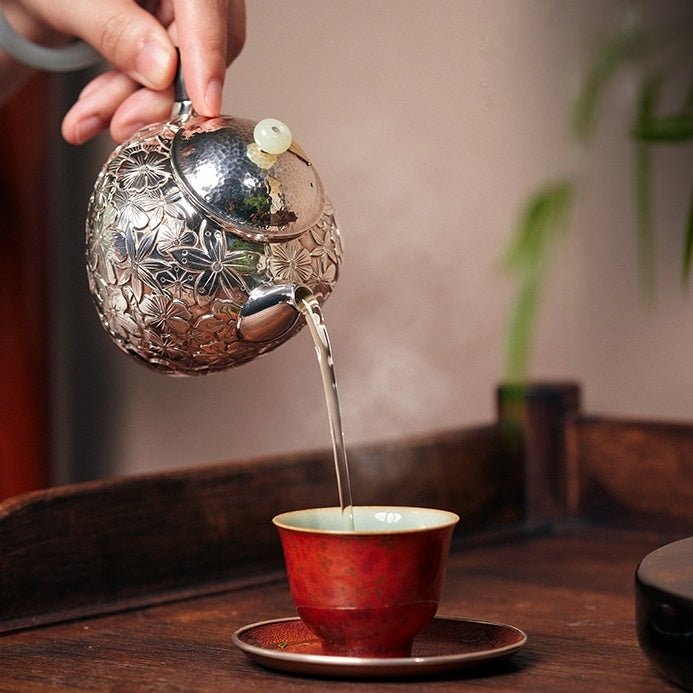Hua Man 250cc - Handmade silver pot - zycs_China