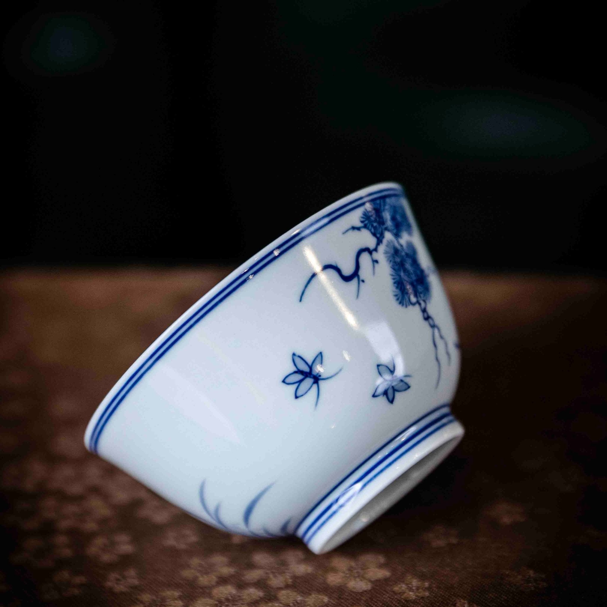 Hua Niao 120cc - Jing De Zhen Porcelain Gaiwan - zycs_China